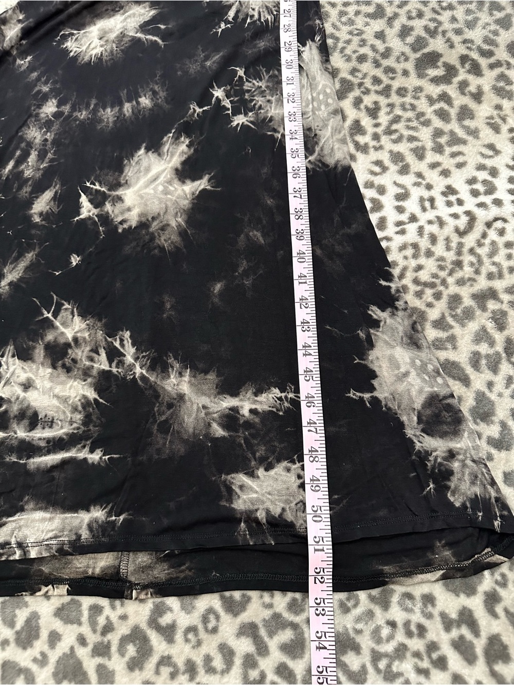 Rolla Costa High Neck Tie Dye Maxi Dress in Black Size Medium - Picture 13 of 14